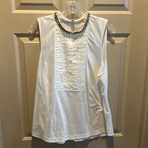 J Crew ladies embellished top large
